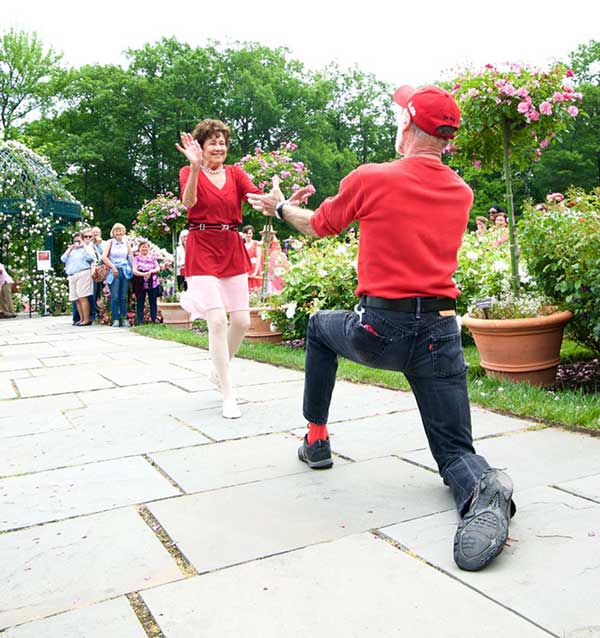Dancers Alice Teirstein and Jim May. Photo: Meg Goldman