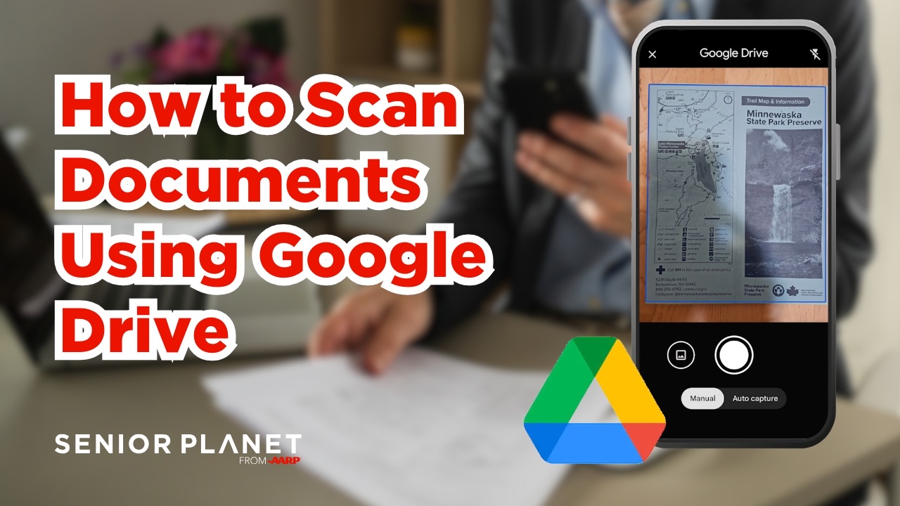 How to Scan Documents with Google Drive (Android) - Senior Planet from AARP